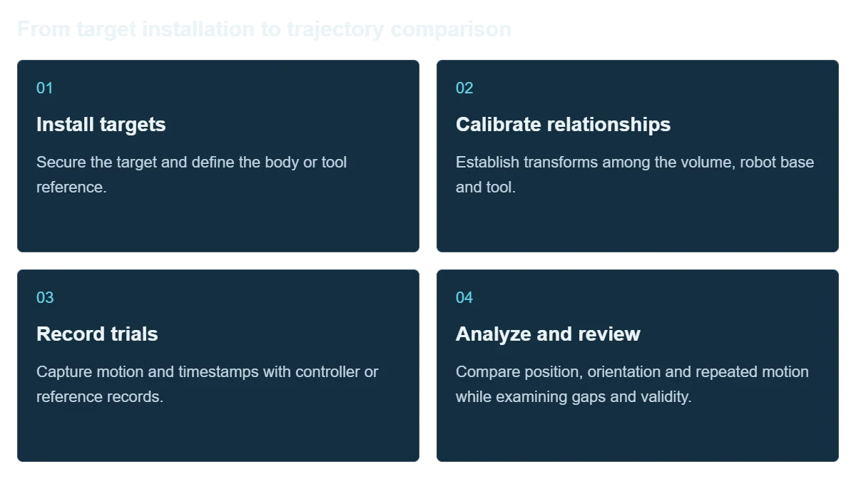 Robot Trajectory Measurement and Analysis functional architecture illustration