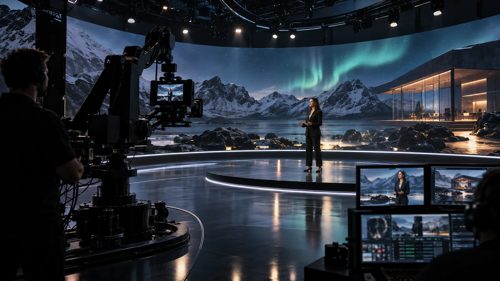 Virtual studio production concept