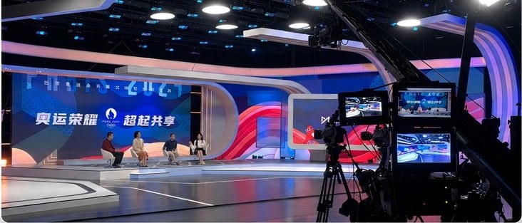 2024巴黎奥运会AR赛事直播包装项目项目现场图