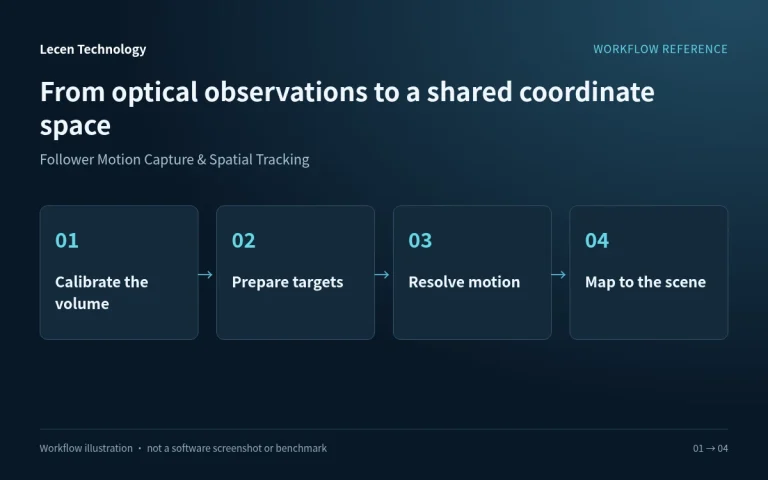 Follower Motion Capture & Spatial Tracking workflow illustration