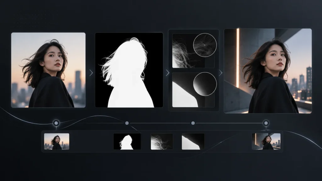 Subject isolation and compositing concept