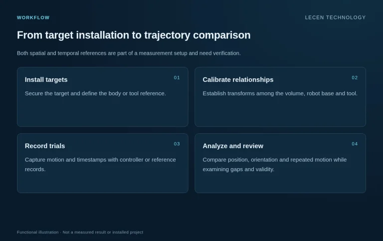 Robot Trajectory Measurement and Analysis workflow illustration