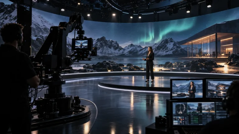 Virtual studio production concept
